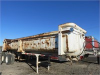 1977 Clement 30' 2 Axle Semi Dump Trailer