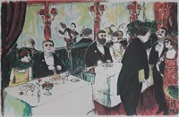 Edward M Plunkett's "Cafe Rouge" Limited Edition P