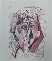 Pablo Picasso's "Visage de Feme de Face" Limited E