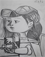 Pablo Picasso's "Buste de Petite Fille" Limited Ed