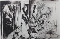Pablo Picasso's "Chevalier en Armoure, Page et Fem