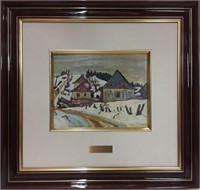 A.Y. Jackson's "Winter Village, Lower St Lawrence"