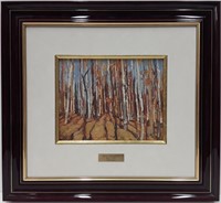 Tom Thomson's "Birches"  Limited Edition Framed Oi