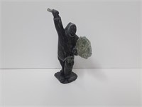 Archie Ishulutak's "Drum Dancer" Original Sculptur