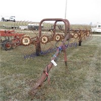 7 wheel in line rake
