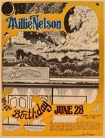 Willie Nelson Austin Opera House Poster