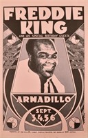 Freddie King Armadillo World HQ Poster