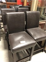 Brown Bar Stools Leather