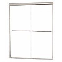 48“ Foremost Shower Door Silver Clear Glass