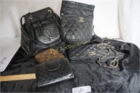 3 Chanel bags, mundi wallet, Louis Vitton wallet