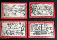 1970’s Currier & Ives Post cards