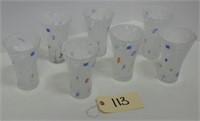 Amici Multi Color Glass Cups