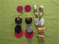 8 Pairs of Costume Earrings