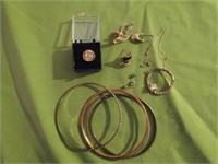 Lot of Mixed Costume Jewelry with Bracelets