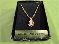 Opal Pendant Not Gold