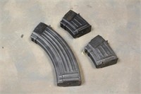 (3) AK-47 Magazines with Assorted Ammunition