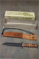 CASE XX US Marine Corps Knife with Sheath & Box