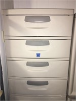 4 Drawer plastic unit