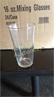2 Cases 48 Total 16oz Mixing Glasses