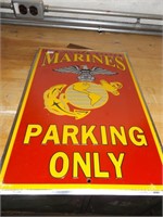 Marine parking sign