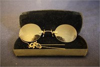 1/10 12K Gold Filled Antique Bifocals in Case
