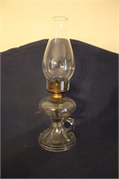 Clear Glass Oil Lamp w/ Handle