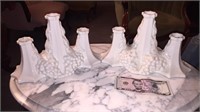 Porcelain candle holders