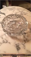 Vintage crystal ashtray