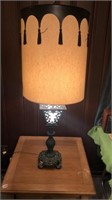 1960s metal 3 stage table lamp