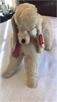 Vintage poodle stuffed animal