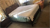 Full sized mid century bed