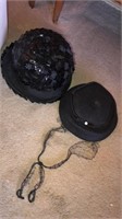 2 vintage ladies hats