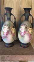 Pair of early porcelain vases