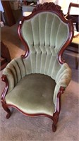 Early Victorian mahogany parlor chair