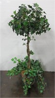 Small Artificial Topiary Shaped Decorative Plant