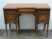 1930's Vanity with 5-Drawers and Caster Wheels