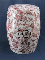 Ceramic Oriental Transfer ware Style Garden Stool