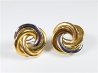 Nicolis Cola Tricolor 750 / 18 kt Earrings