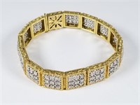 M Buccellati Gold & Diamond Bracelet