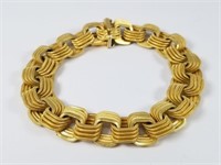 UnoAErre Italy 18 kt Chain Link Bracelet