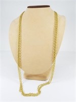 18 kt Gold Cable Chain Necklace