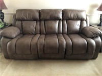 Faux Leather Couch