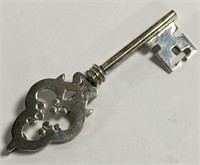 Mexico Sterling Silver Key Pin / Pendant