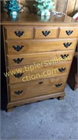 Solid maple chest of drawers 43”x33”
