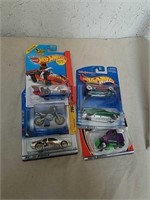 6 new Hot Wheels cars