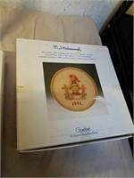 Collectible Hummel 1991 Goebel plate