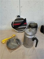 Vintage coffee pot with percolator top missing