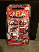 NEW CITY RESCUE 6 TOYS PACK