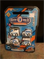 NEW CITY POLICE 4 TOYS PACK