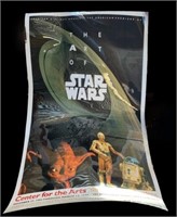 1994 Center of Arts Star Wars Poster 4' x 5.6'